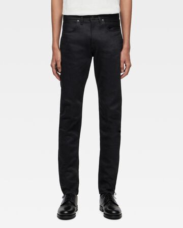 #300 STANDARD SLIM 14.7oz ZIPPER FLY,BLK, large image number 0