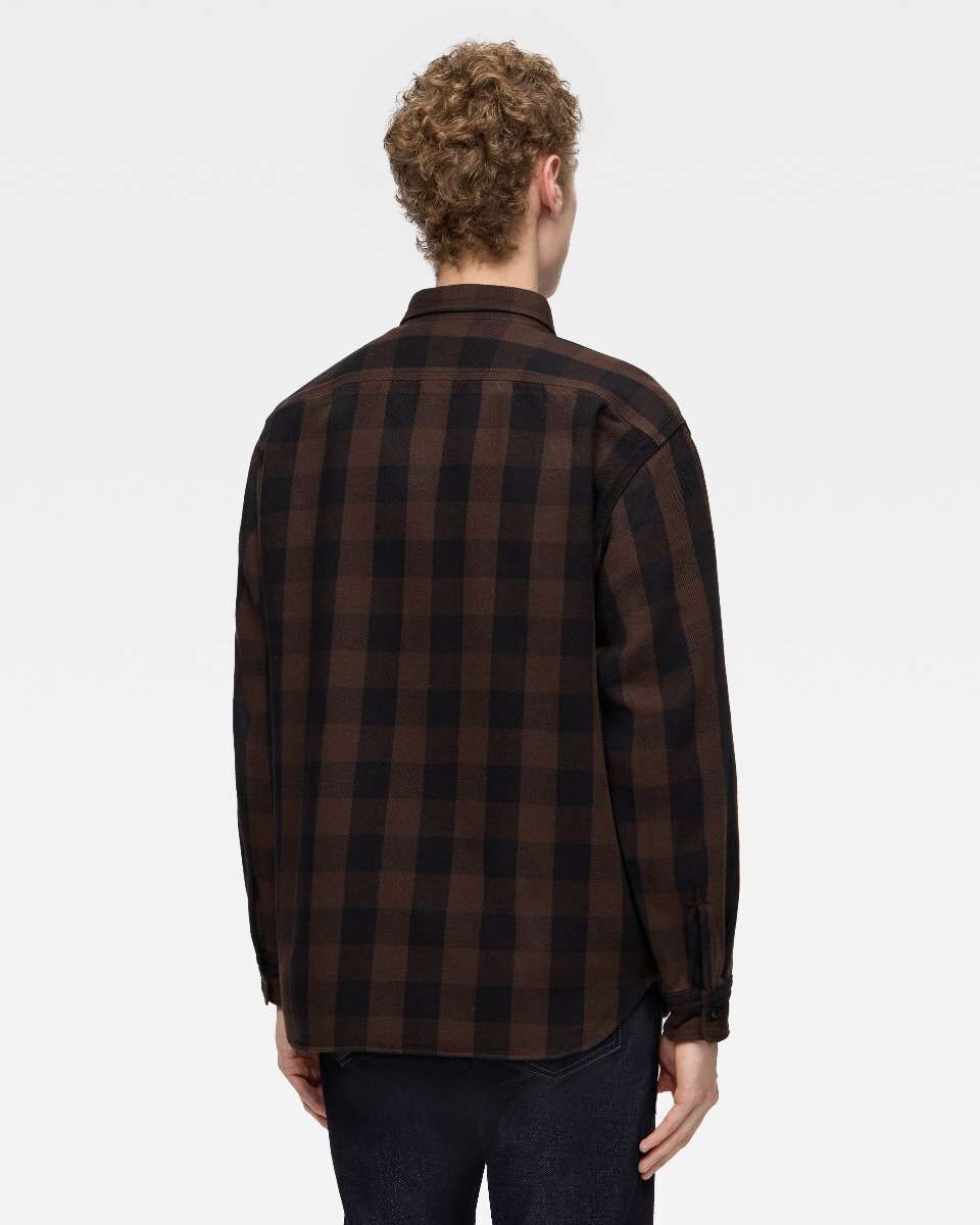 BLOCK CHECK L/S SHIRT