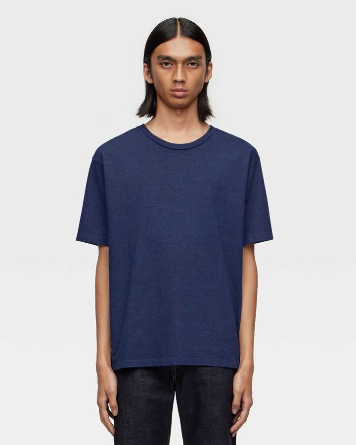 SOFT HEAVY OUNCE S/S TEE - INDIGO,, medium