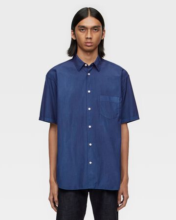 BROAD S/S SHIRT - NATURAL INDIGO,DID, small image number 1