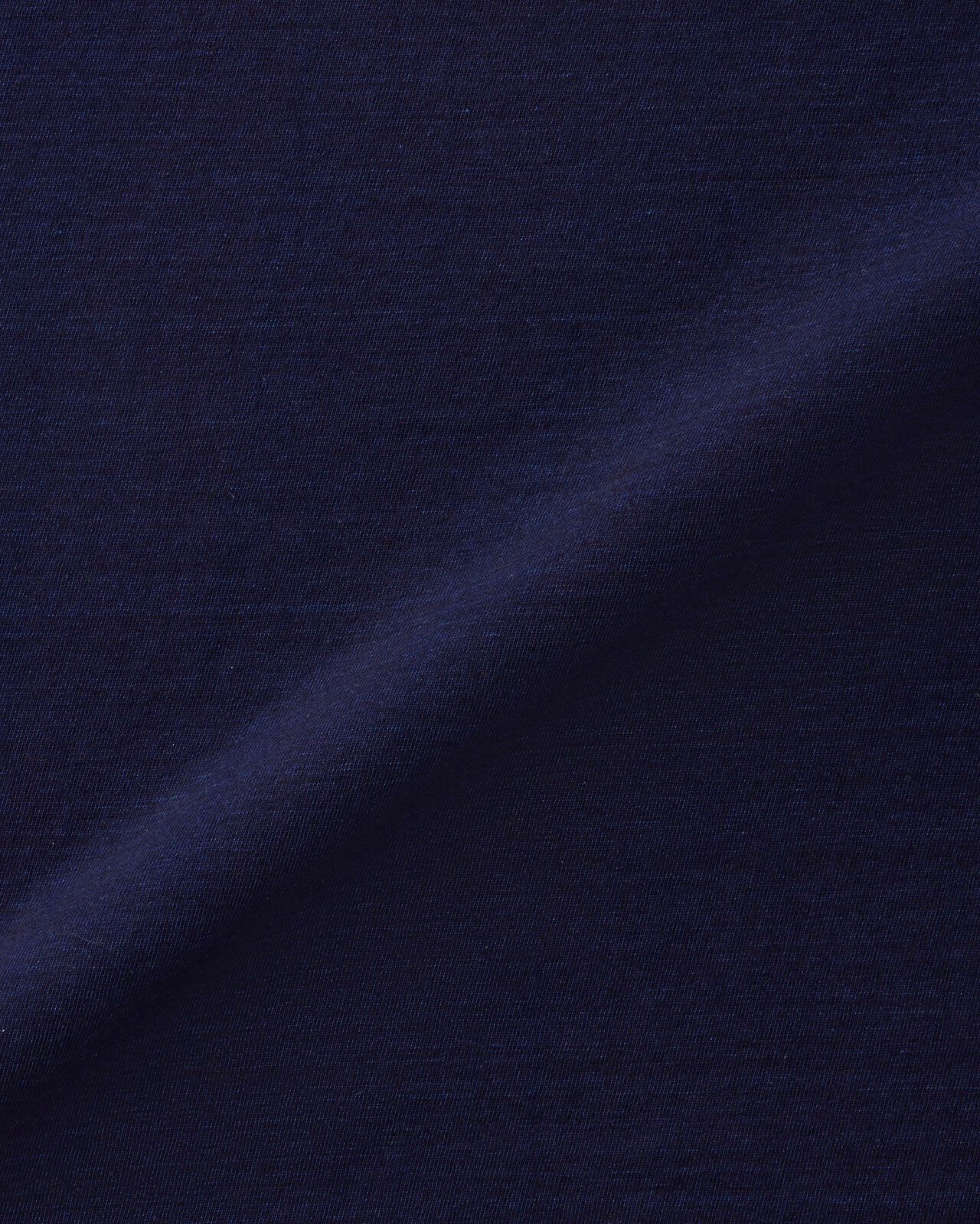 YARN DYED S/S TEE - INDIGO,Indigo, large image number 8