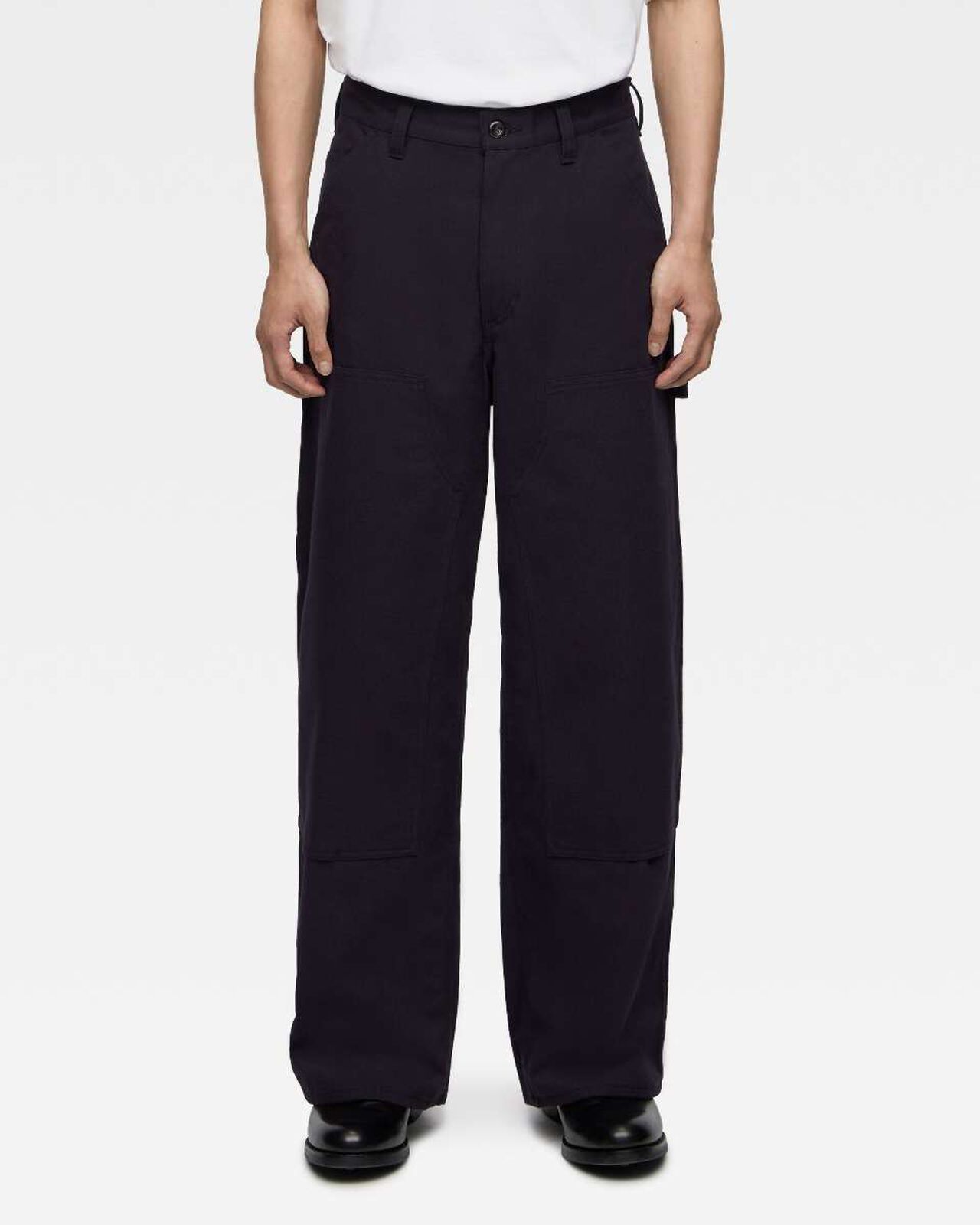 DUCK DOUBLE KNEE PANTS,NAY, large image number 0