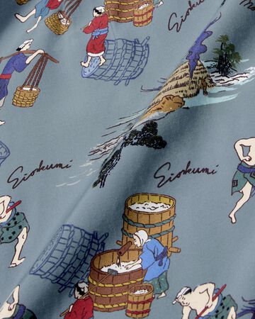 [Late Feb Release] RAYON S/S  SHIRT,BLK, large image number 14