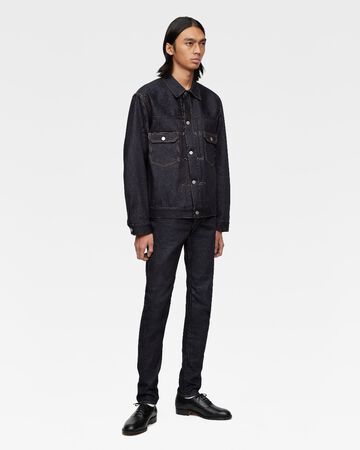 #300 STANDARD SLIM 14.7oz ZIPPER FLY,Indigo, small image number 4