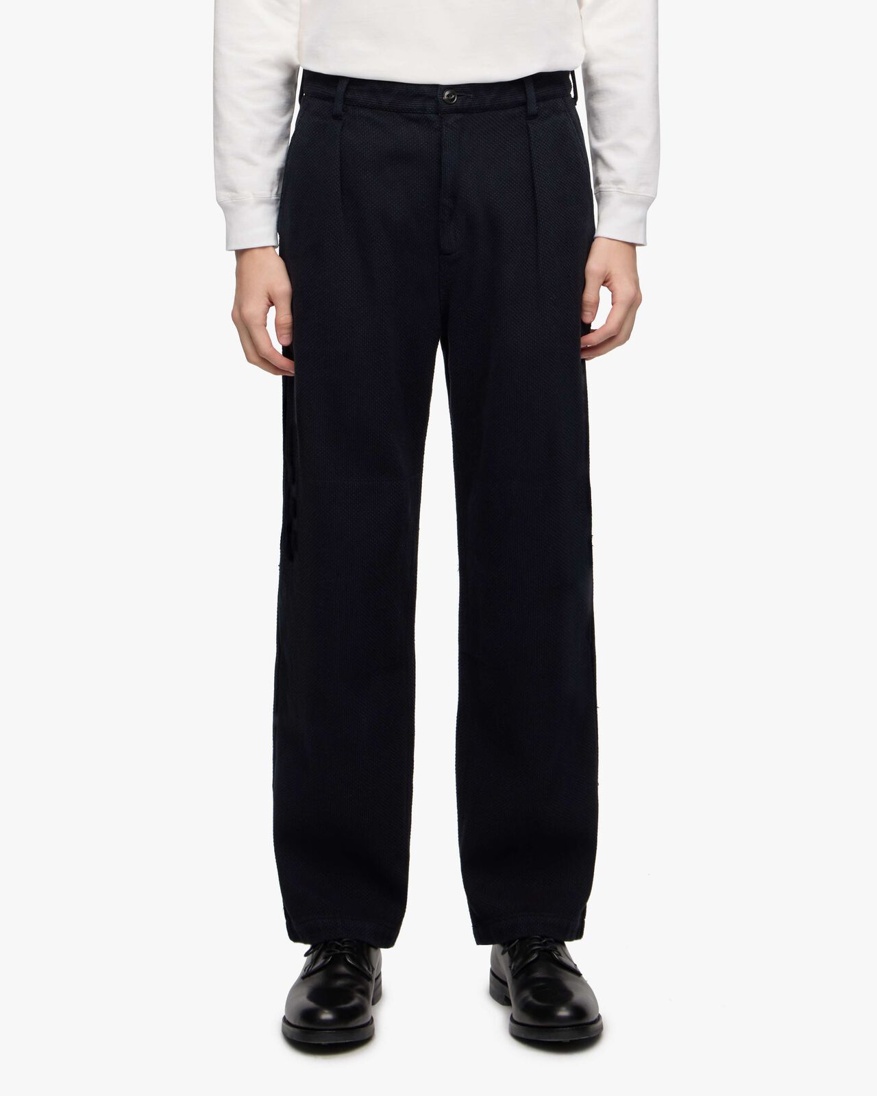 [Late Mar Release] SASHIKO PANTS-OVERDYE,Indigo, large image number 0