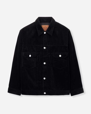 #002 CORDUROY JACKET,BLK, small image number 5