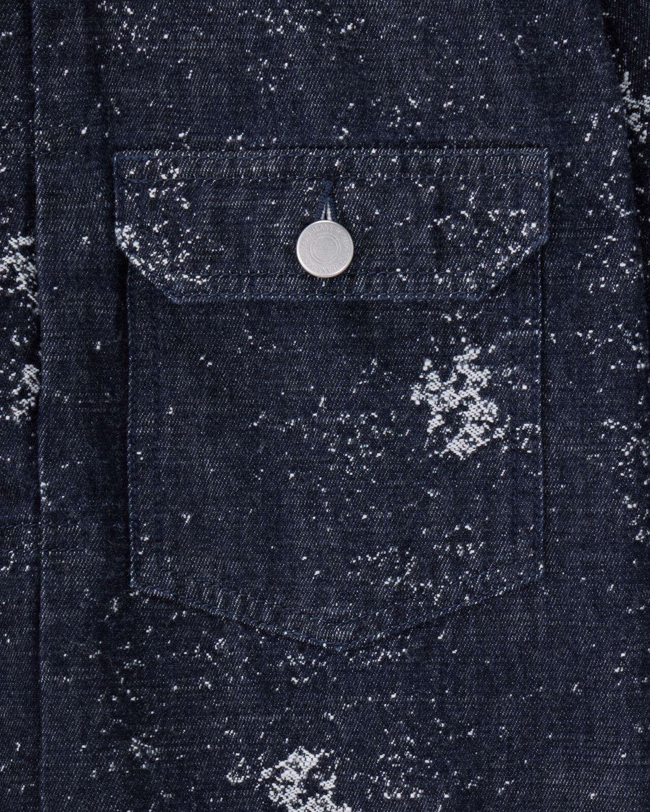 #001 DENIM JKT - JAGUARD,Indigo, large image number 8