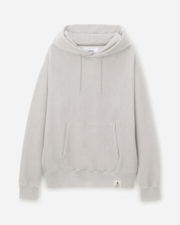 LOOPWHEEL SWEAT HOODY P/O,Grigio, large image number 4