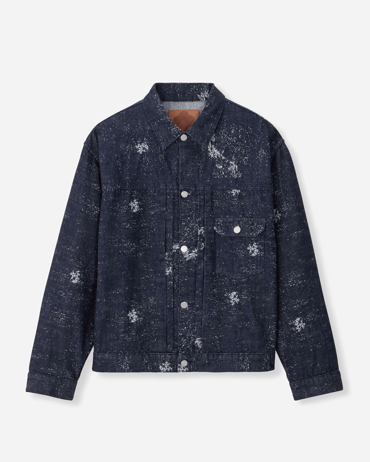 #001 DENIM JKT - JAGUARD,Indigo, large image number 6