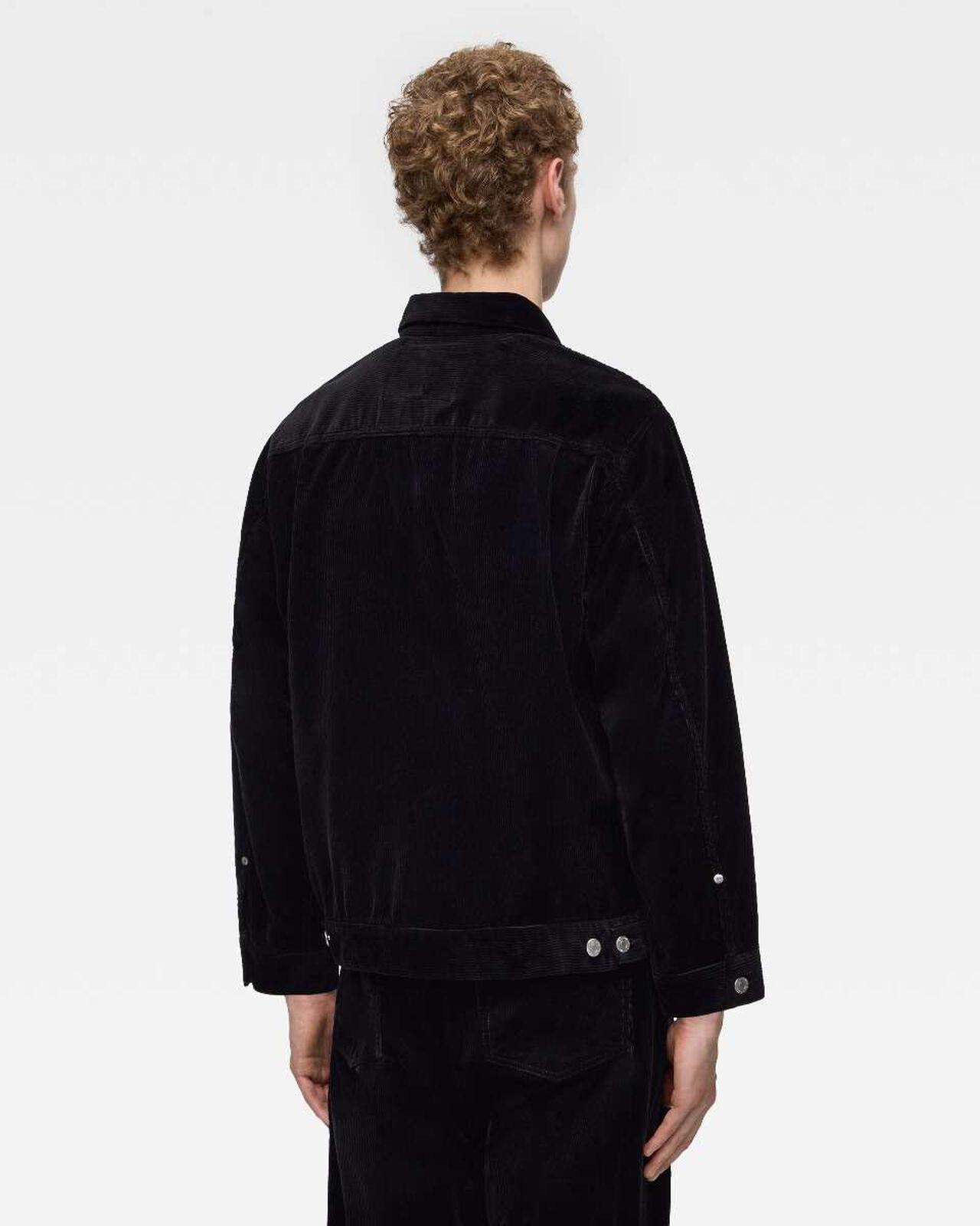 #002 CORDUROY JACKET,BLK, large image number 2