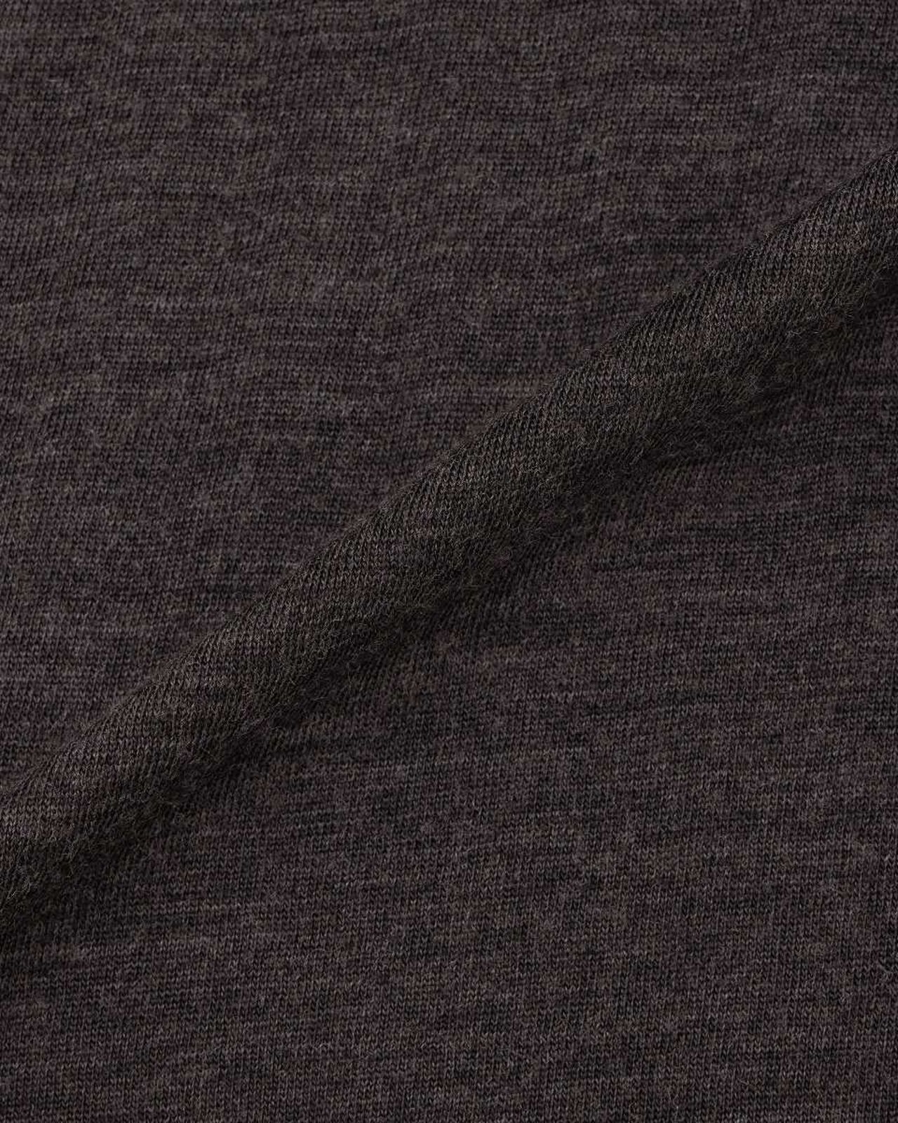 MERINO WOOL L/S TEE,GRY, large image number 8