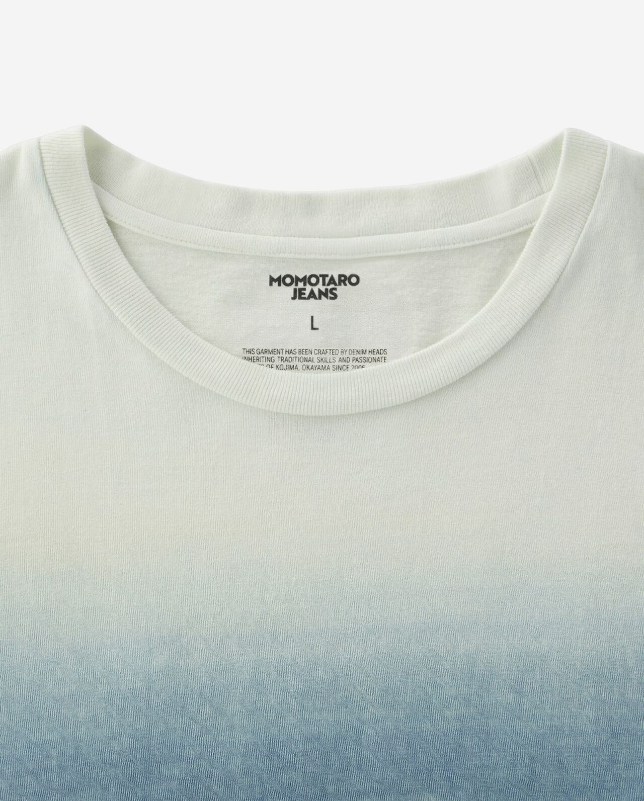 SOFT HEAVY OUNCE S/S TEE - NATURAL INDIGO GRADATION,Indigo, large image number 7