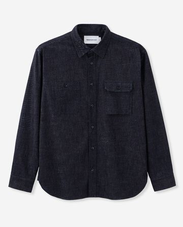 TRIPLE STITCH L/S DENIM SHIRT,Indigo, small image number 5