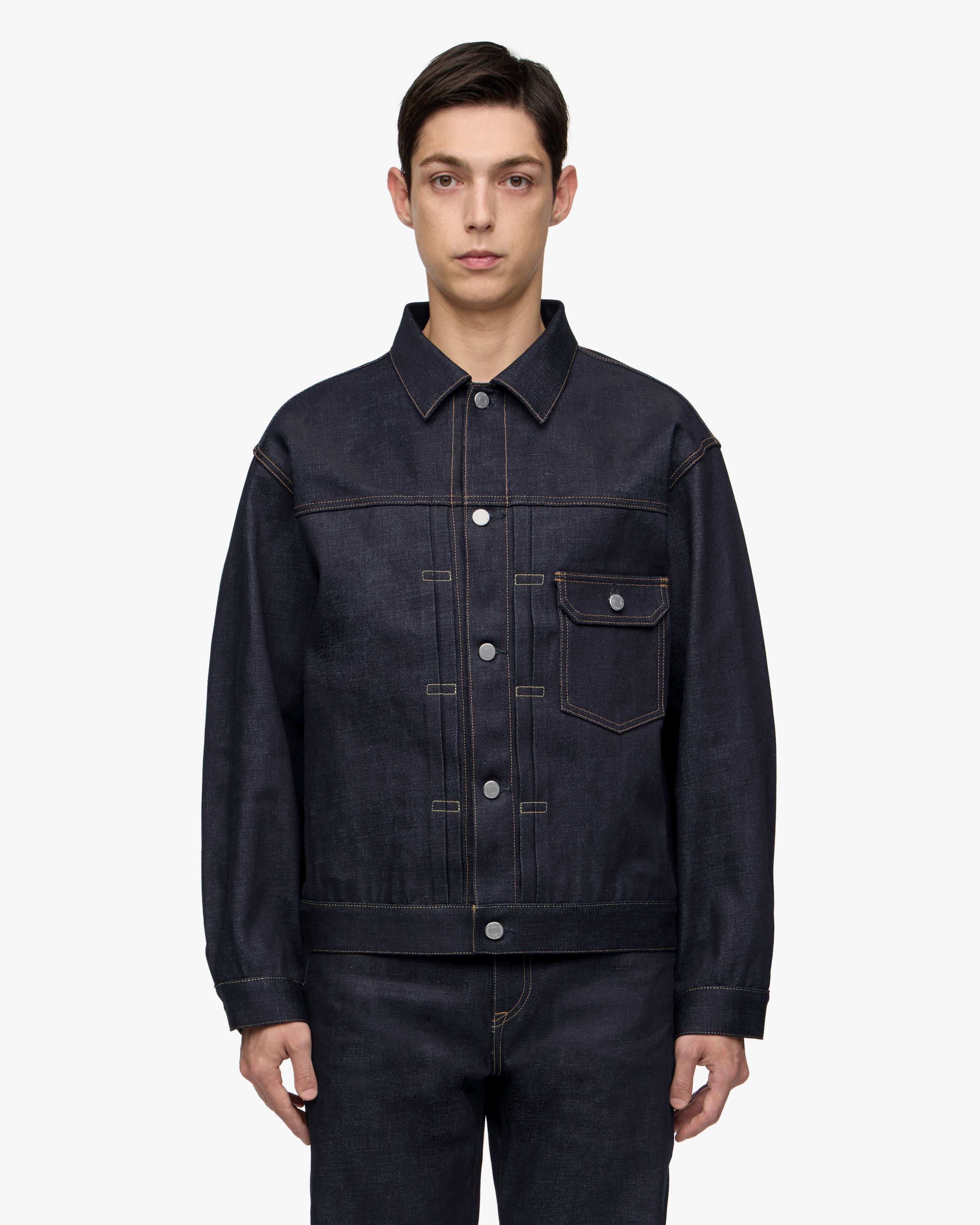 001 STANDARD DENIM JACKET 14.7oz