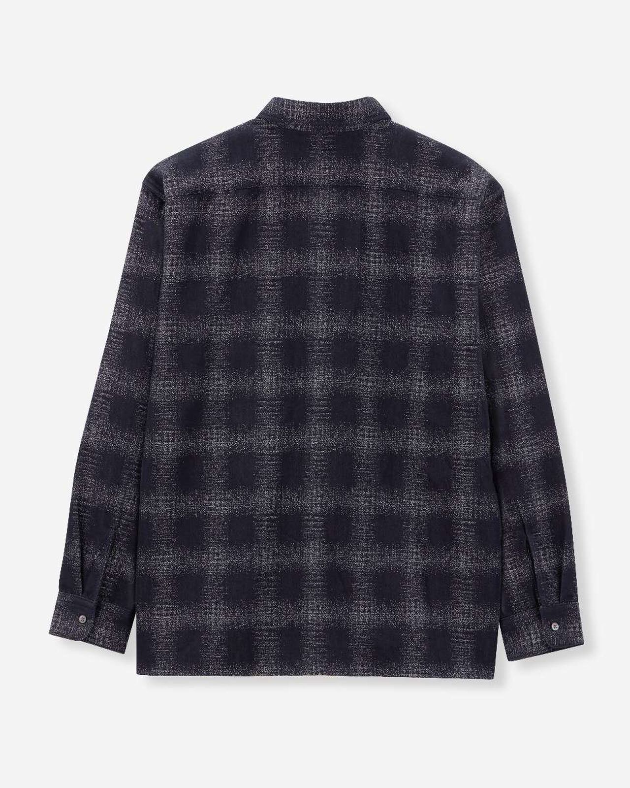 ORIGINAL CHECK JACQUARD SHIRT,Indigo, large image number 8