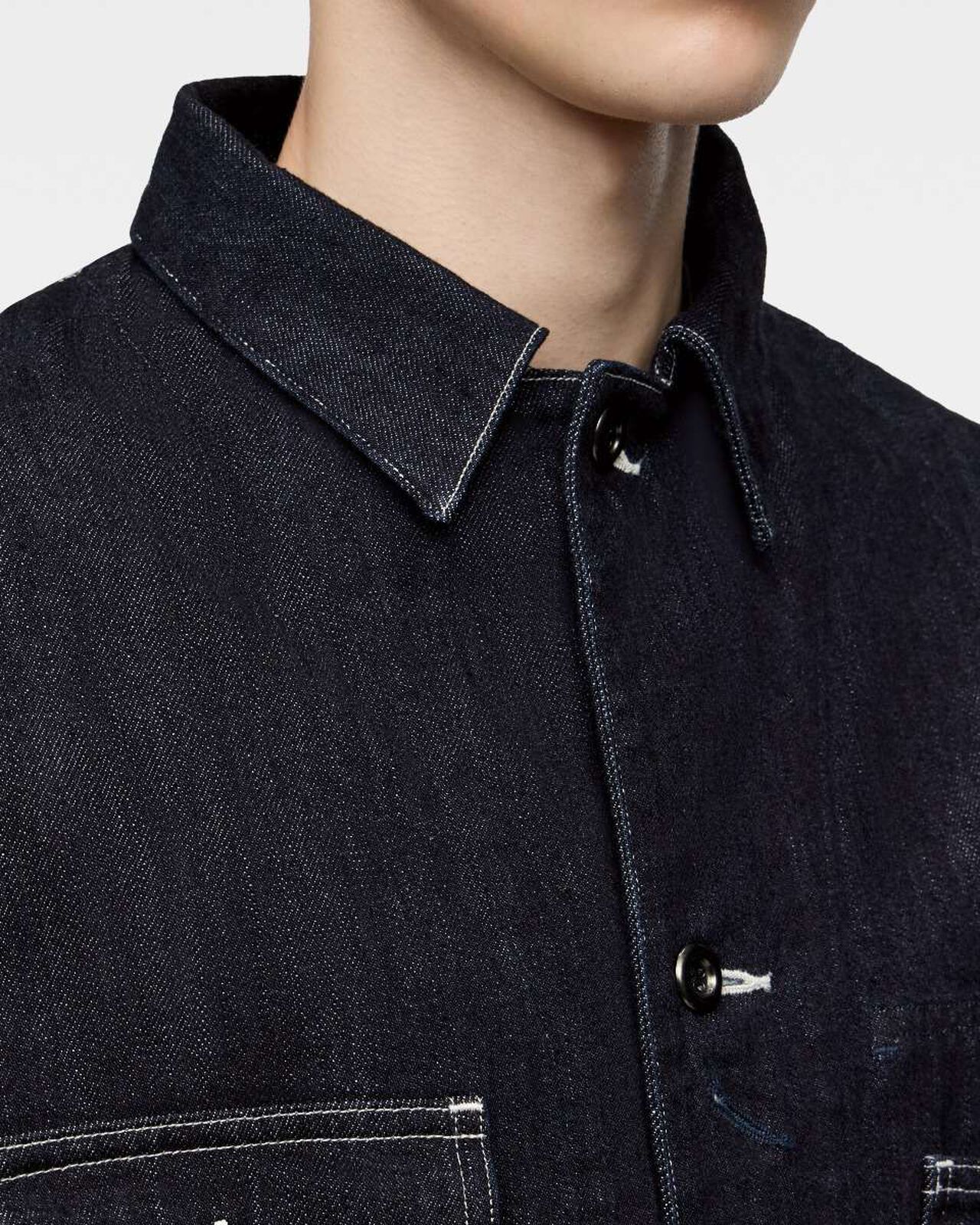 DENIM COVERALL,Indigo, large image number 4