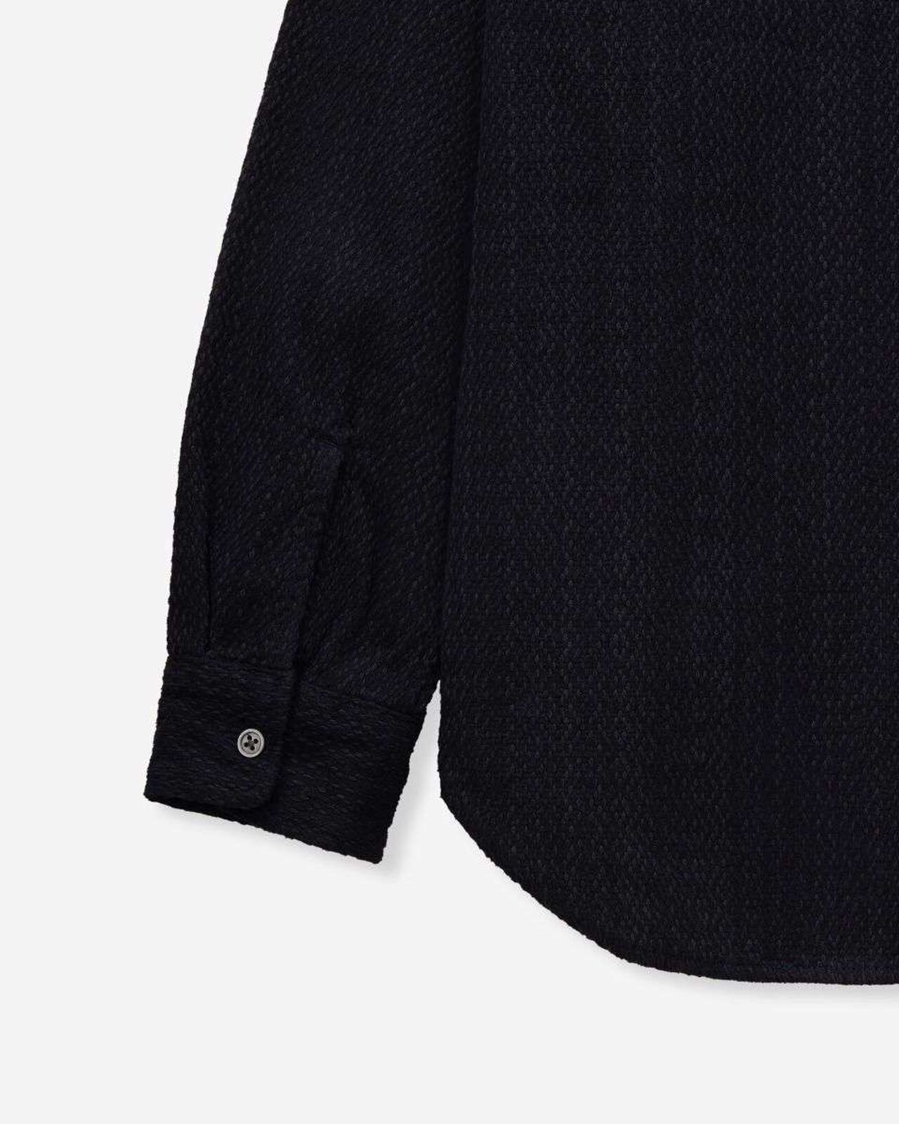 SASHIKO WORK SHIRT,Indigo, large image number 8
