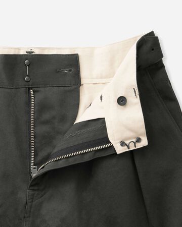 [Mid Feb Release] WESTPOINT WIDE SHORTS-FABRIC DYE,Light Black, large image number 14
