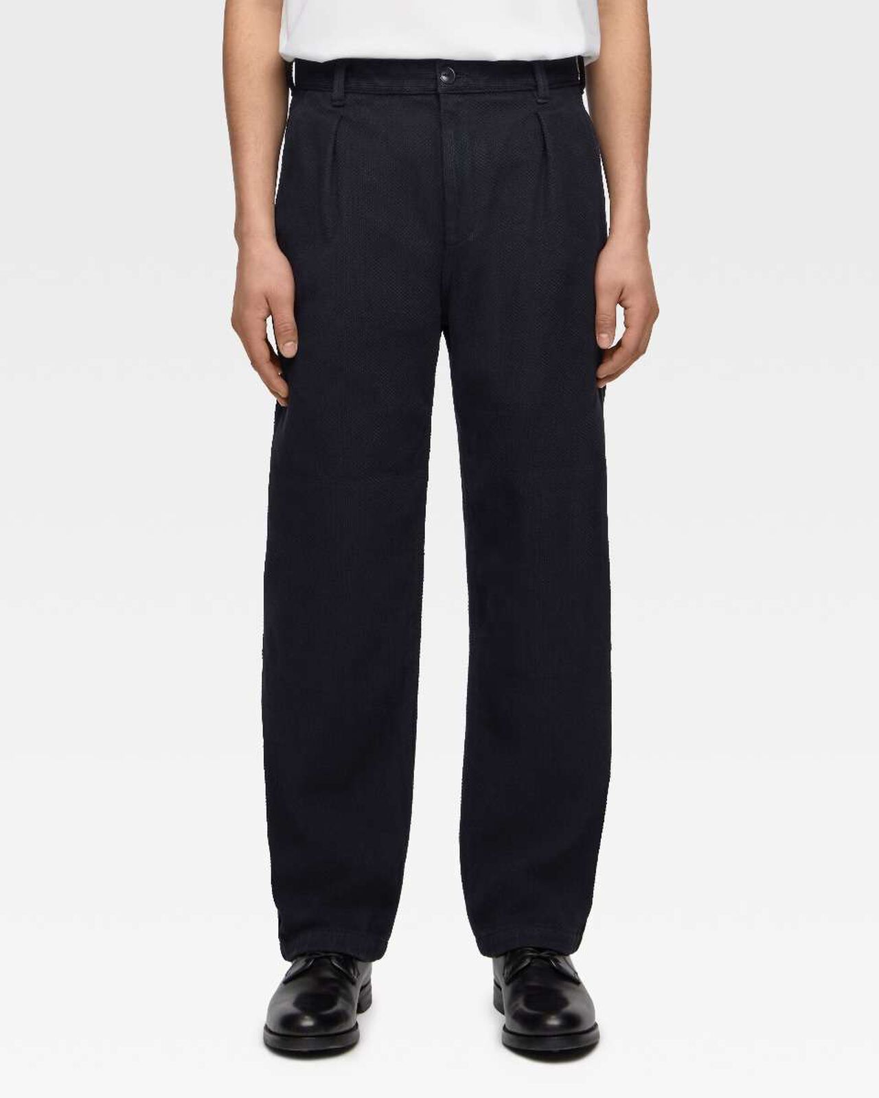 SASHIKO PANTS,Indigo, large image number 0