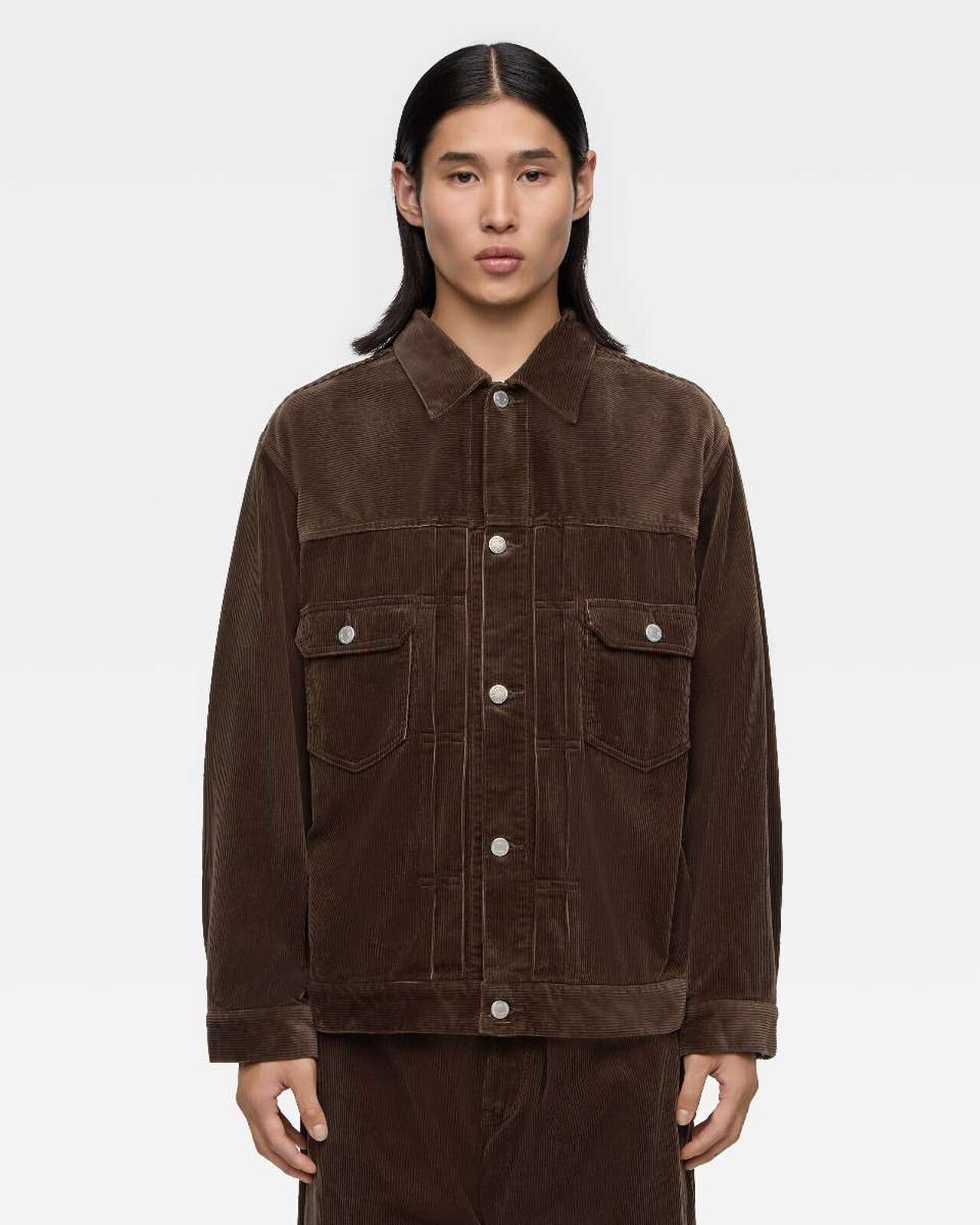 #002 CORDUROY JACKET,BRN, large image number 0