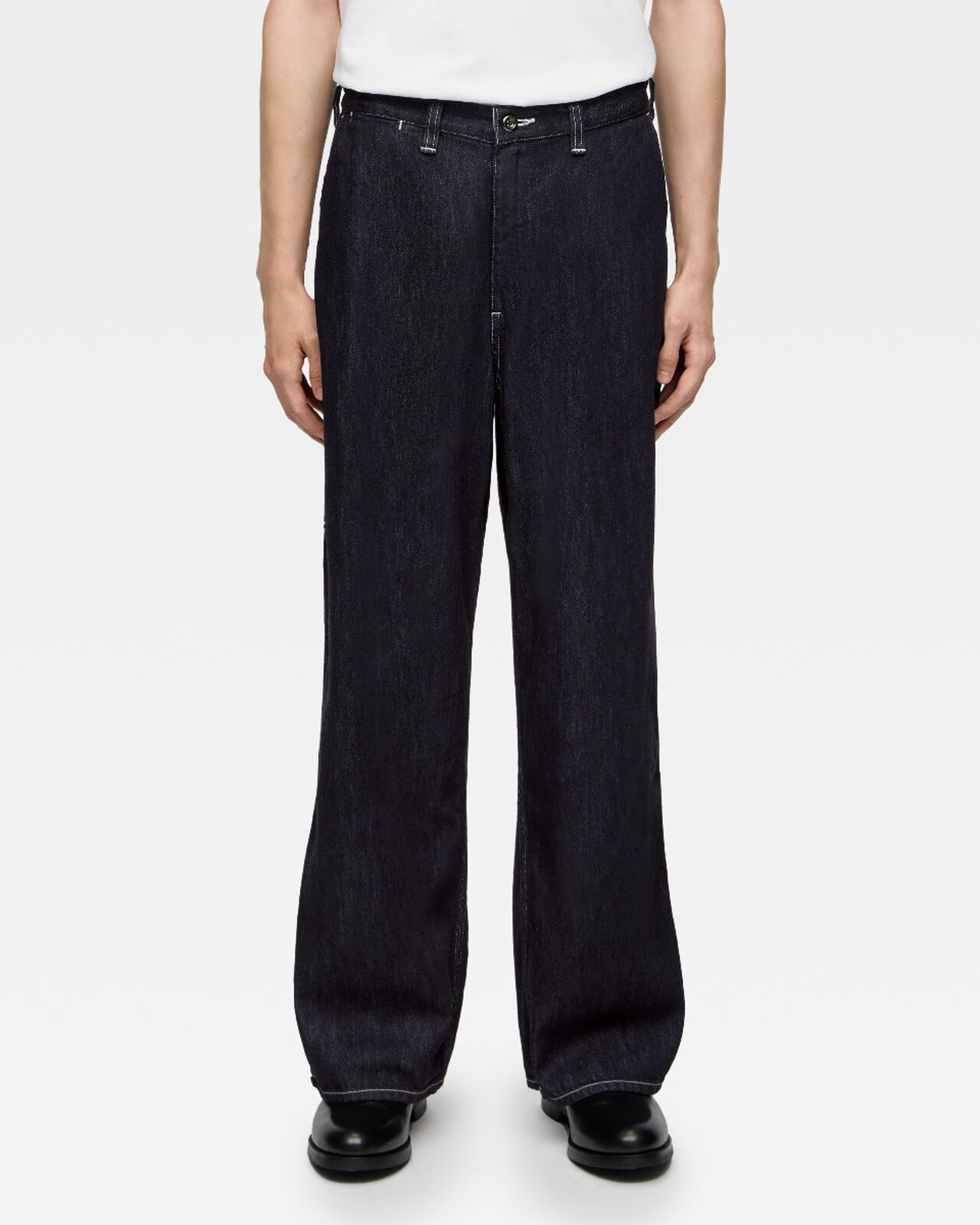 DENIM PAINTER PANTS,Indigo, large image number 0
