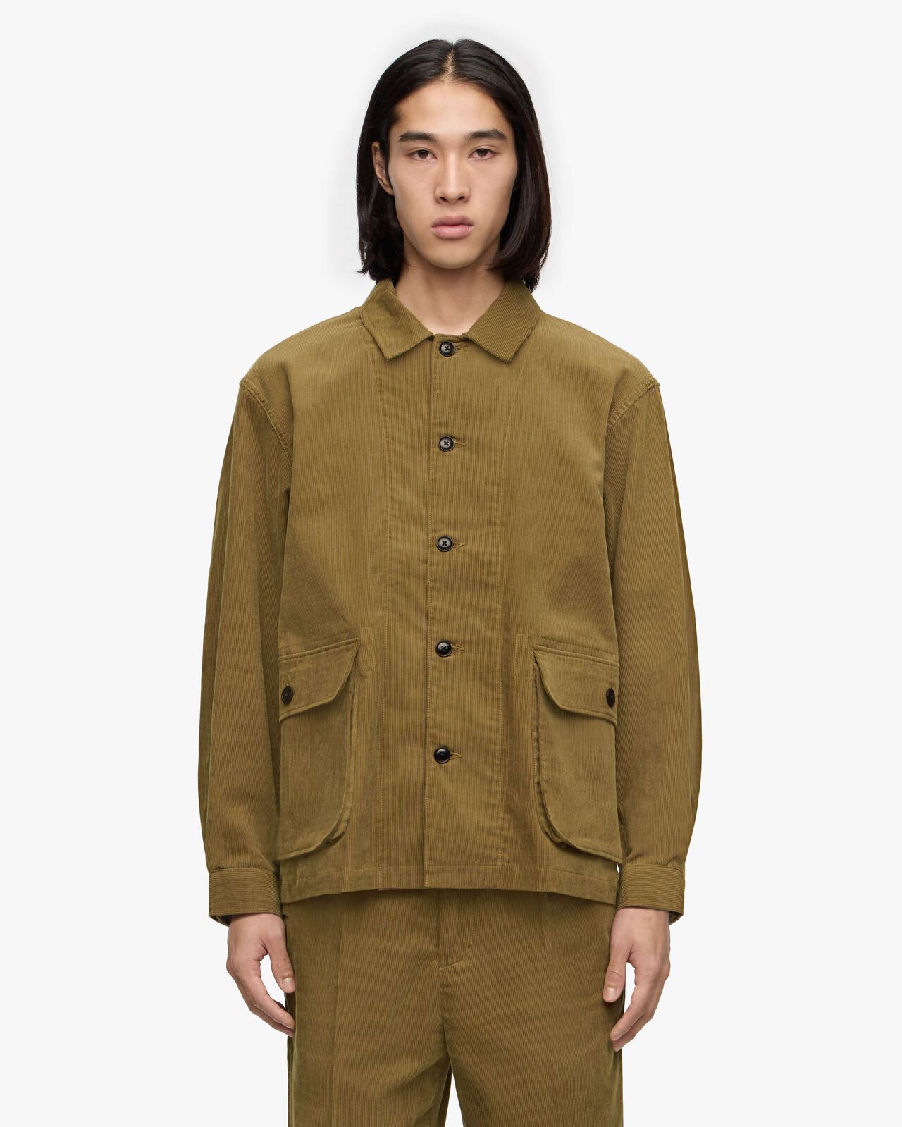 [Mid Feb Release] CORDUROY JACKET,BEG, large image number 0