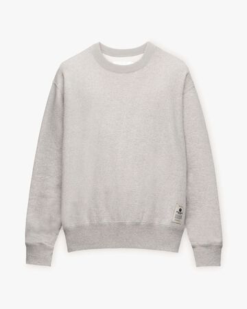 LOOPWHEEL SWEAT SHIRT,Grigio, large image number 5
