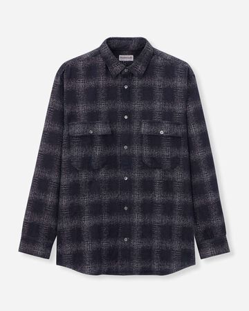 ORIGINAL CHECK JACQUARD SHIRT,Indigo, small image number 7