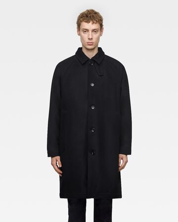 MELTON COAT,BLK, small image number 0