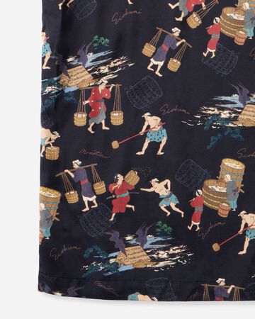 [Late Feb Release] RAYON S/S  SHIRT,BLK, large image number 9