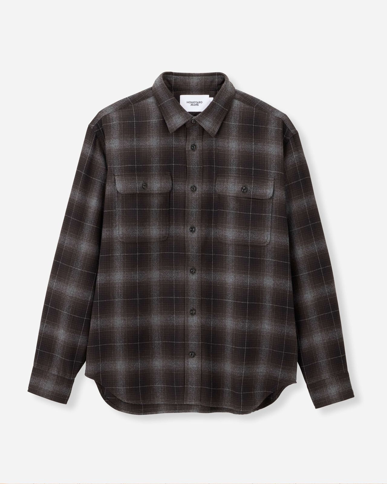 WOOL CHECK SHIRT,NAVY, large image number 13