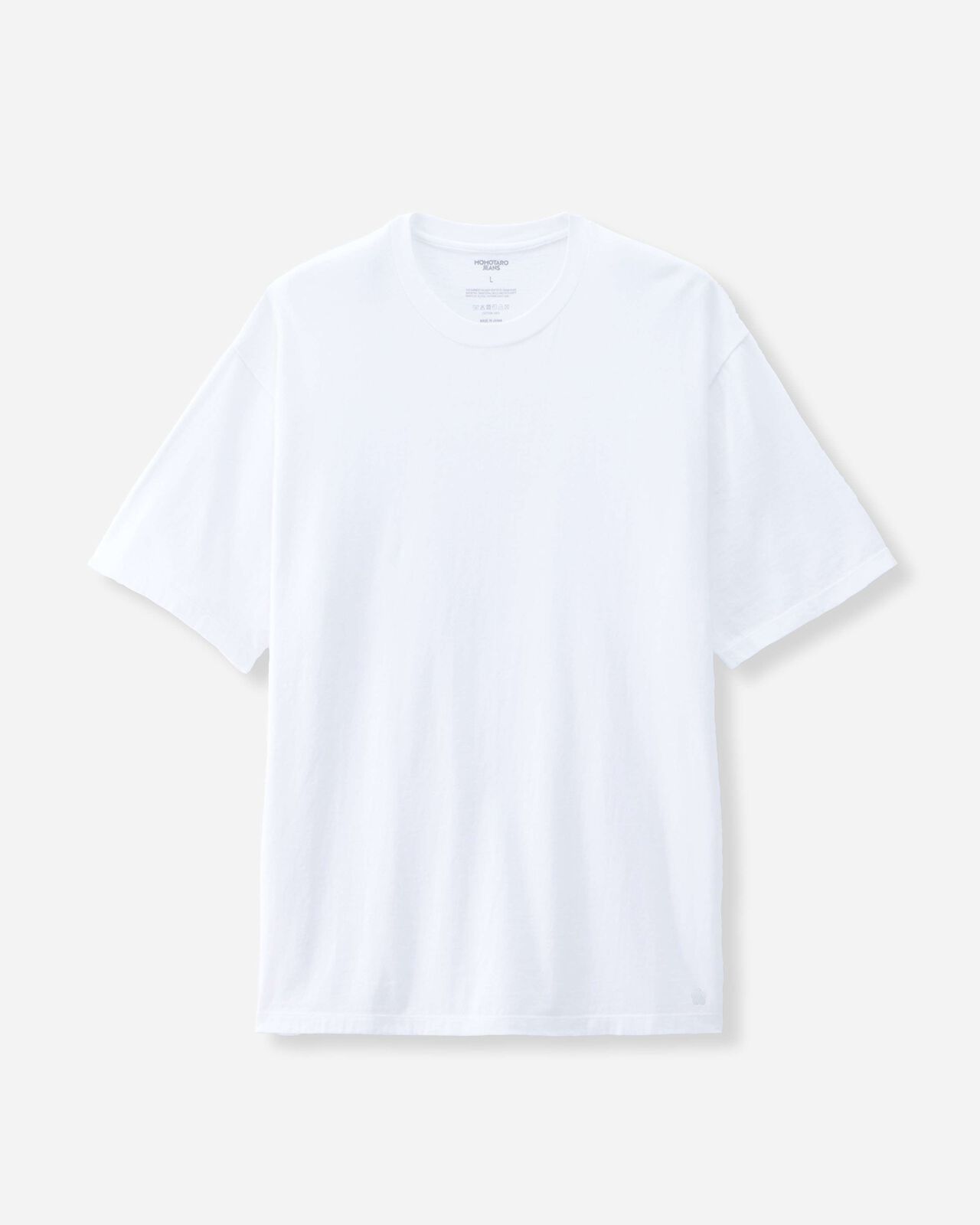 ROUND BODY TEE,WHITE | BLACK, large image number 2