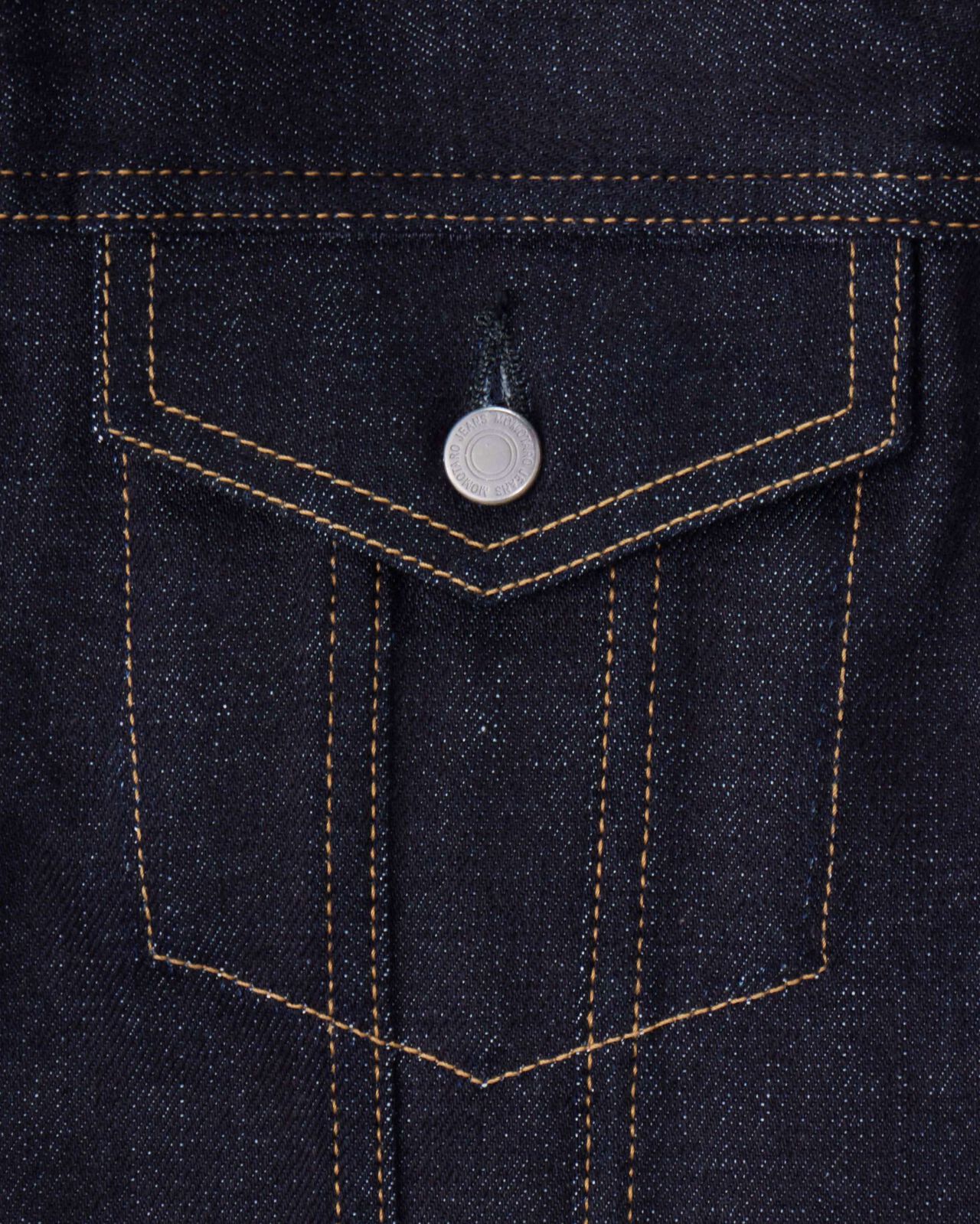 #013 STANDARD DENIM JACKET WOMEN'S 14.7oz,靛藍, large image number 3