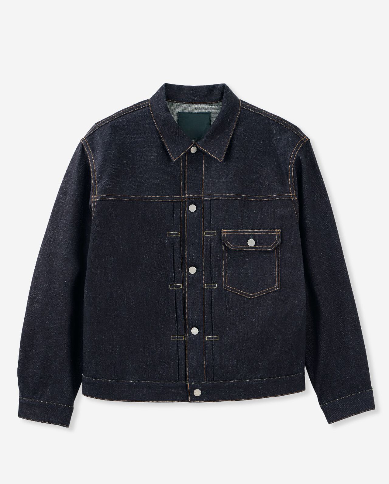 #001 STANDARD DENIM JACKET 14.7oz,Indigo, large image number 8