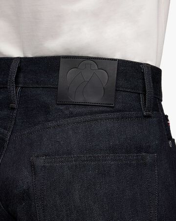 #100 CASHMERE STRAIGHT 13.7oz ZIPPER FLY,Indigo, large image number 8