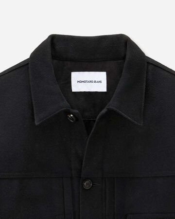 MELTON JACKET,BLK, small image number 8