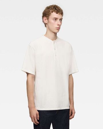 HENRY NECK S/S TEE,WHT, small image number 1