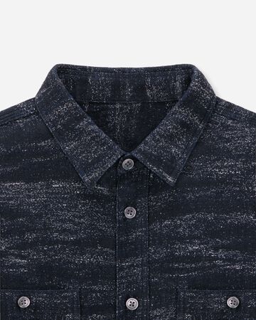JACQUARD SHIRT,Indigo, large image number 8