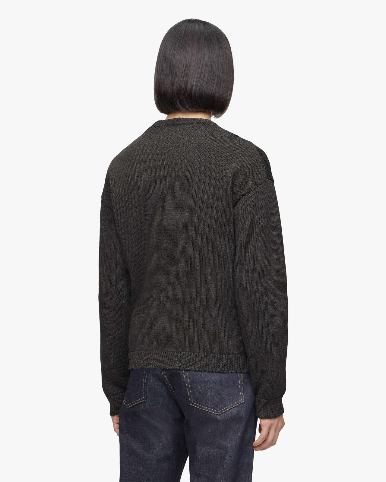 KNIT P/O - WASHI PAPER,NAVY, large image number 2