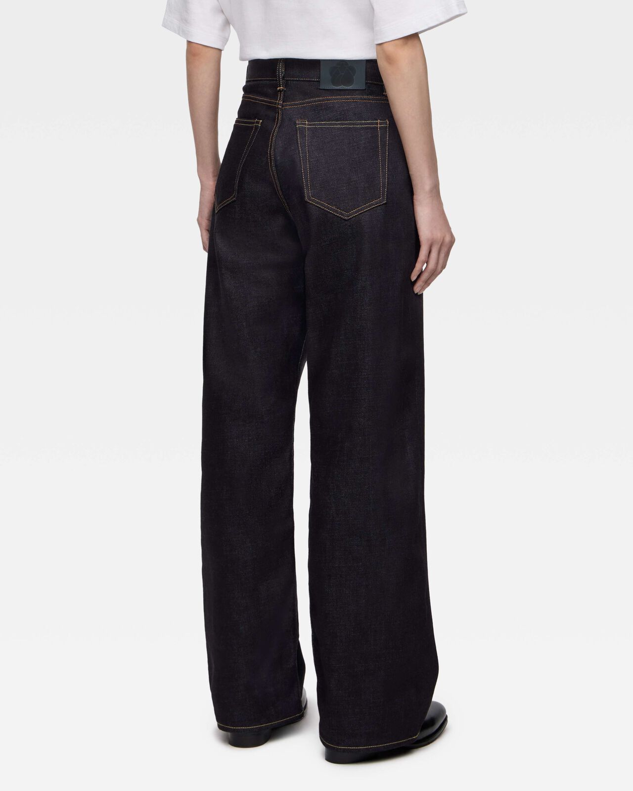 #410 STANDARD WIDE WOMENS 14.7oz ZIPPER FLY,Indigo, large image number 2