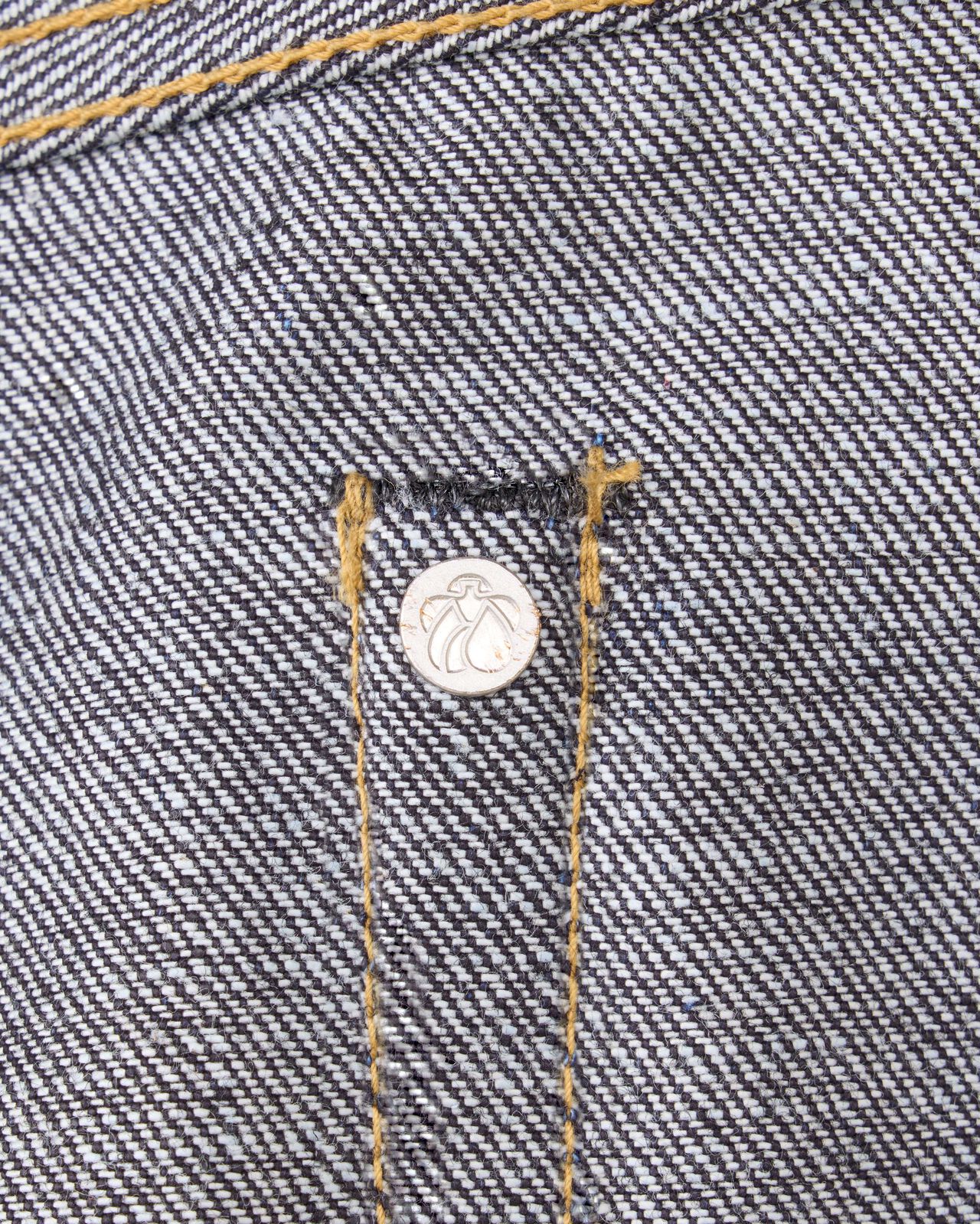 #500  STANDARD NARROW STRAIGHT 14.7oz ZIPPER FLY,Indigo, large image number 12