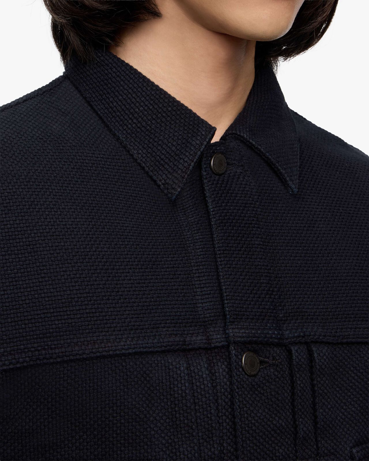 [Late Mar Release] SASHIKO JACKET#002-OVERDYE,BLK, large image number 4