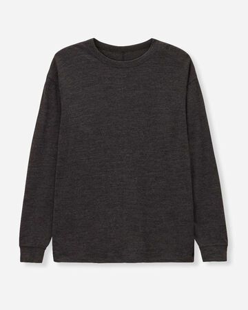 MERINO WOOL L/S TEE,GRY, small image number 5