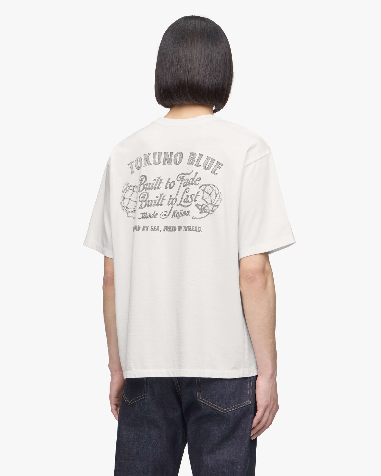 BACK PRINT S/S  TEE - A TOOL for LIFE -,White, large image number 2