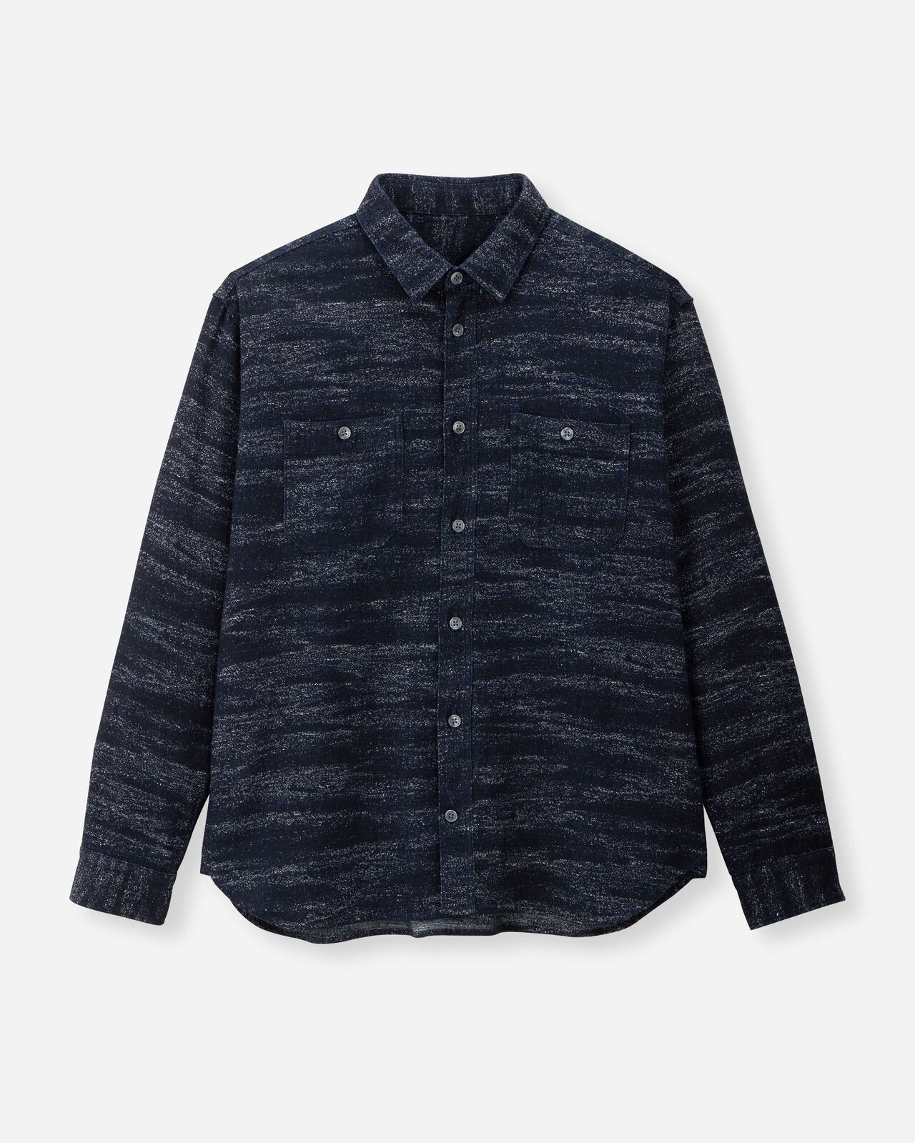 JACQUARD SHIRT,Indigo, large image number 6