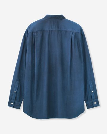 BROAD L/S SHIRT - NATURAL INDIGO,MID, small image number 13