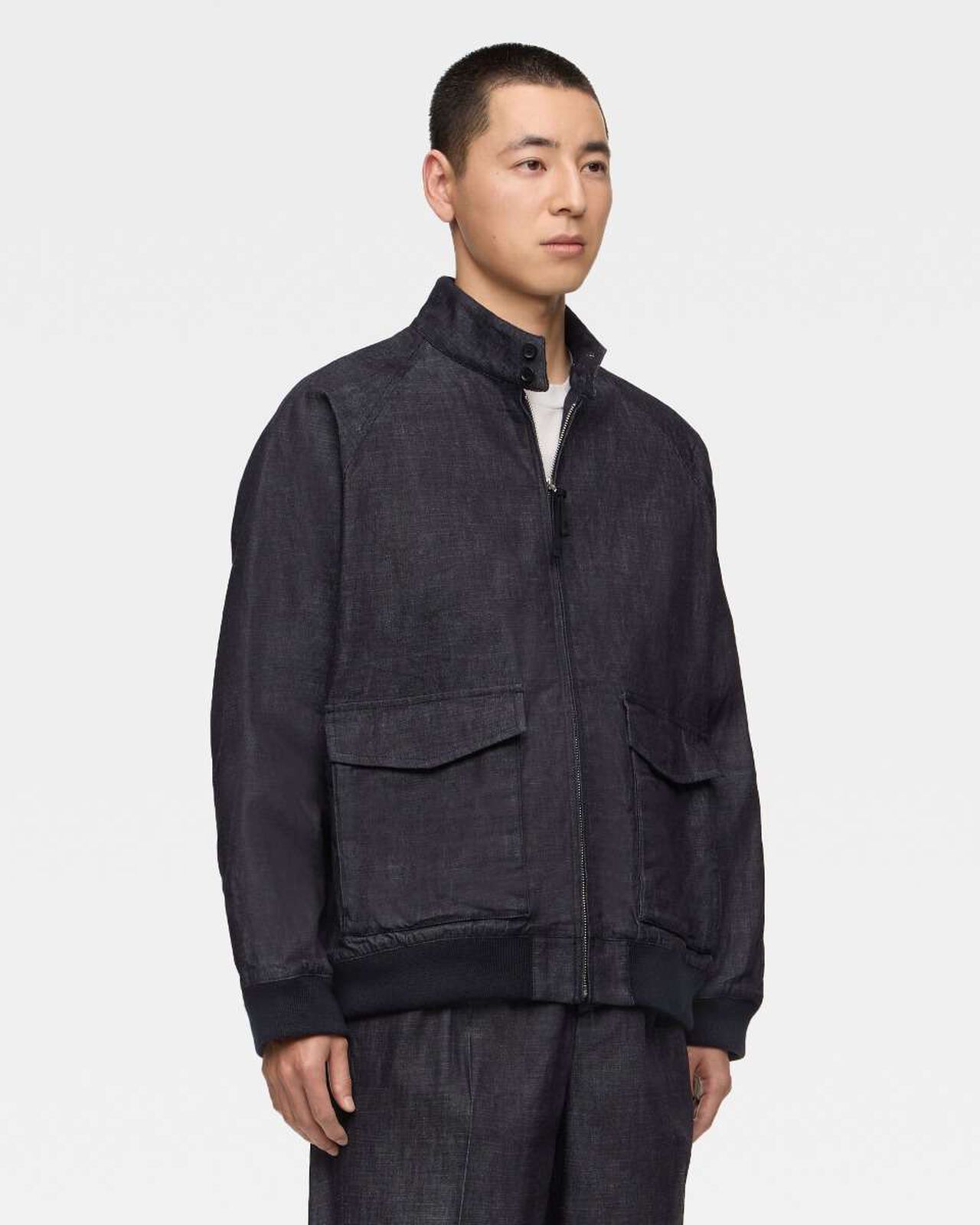 DENIM DRIZZLER JACKET,Indigo, large image number 1