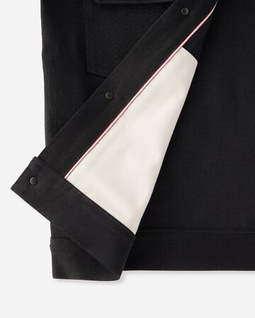 #002 STANDARD DENIM JACKET 14.7oz,Schwarz, large image number 10