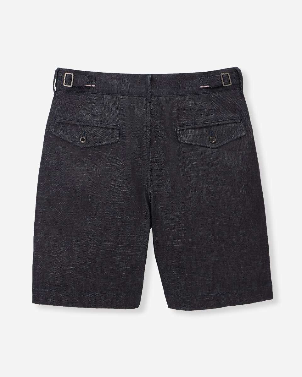 DENIM WIDE SHORTS