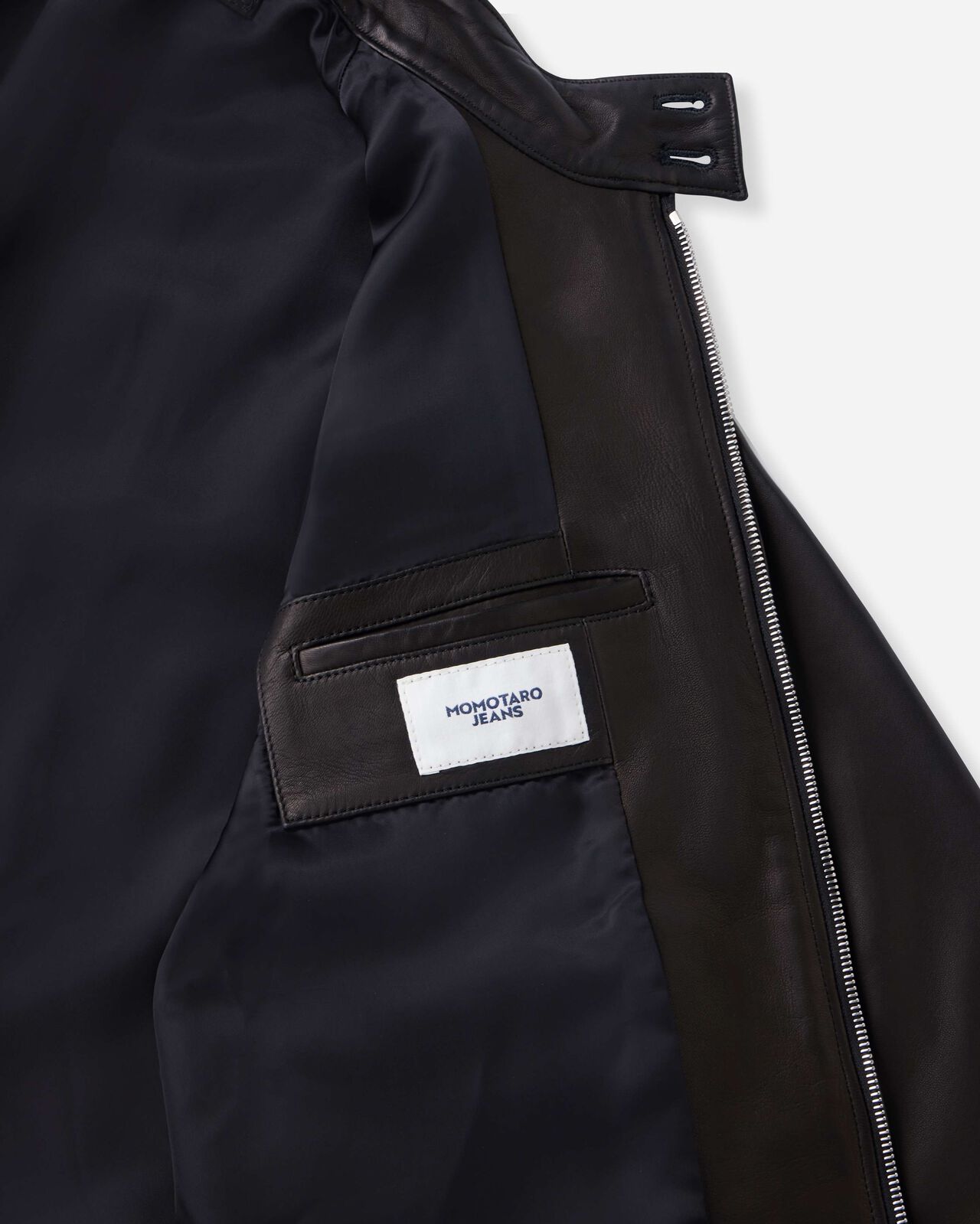 SMOOTH LEATHER JACKET,BLK, large image number 19
